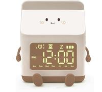 OZLMBERN Réveil créatif boîte à Lait, réveil électronique pour Enfants, Dessin animé, minuterie spécifique pour étudiants, Cadeau