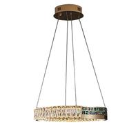 OZLMBERN Simple Crystal Chandelier Living Room LED Lighting Bedroom Master Bedroom Children's Room Lighting(Small)