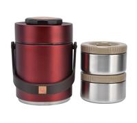OZLMBERN Stainless Steel Bento Box Insulated Pot Student Office Worker Portable Multi-layer Lunch Box with Compartments
