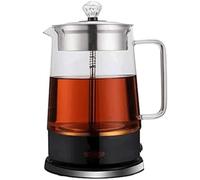 OZLMBERN Théière à Vapeur Domestique, théière Noire, santé, Verre entièrement Automatique, Chauffage de l'eau et de l'électricité, théière bouillante