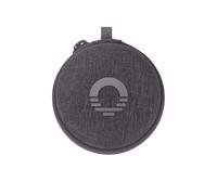 Ozlo Sleepbuds Étui de voyage | Étui rigide pour écouteurs de sommeil | Tissu tissé avec fermeture éclair | Poche en maille pour ranger le câble de charge | Gris