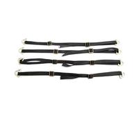 OZLZHJ 1/7 1/8 1/10 Suspension Pression négative Amortisseur Limite Bande Sangles Corde de Protection for Traxxas Axial RC pièces de Voiture(Svart)