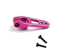 OZLZHJ Bras de servomoteur 25 Dents en Alliage d'aluminium, 25 Dents, cannelures M3, Pince de Direction for Futaba Savox Power HD Moto D4 Drift Climbing RC Car(Magenta)