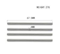 OZLZHJ Bras de Suspension Avant et arrière en métal avec axe for Arrma 1/7 Felony Infraction et KRATON 1/8 Outcast Typhon 6S (pièces de Mise à Niveau)(Red)