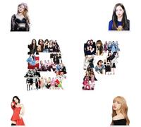 Ozmw 102 Autocollants Blackpink Kpop En Vinyle Imperméables, Blackpink Album Sticker Pack, Blackpink Merch, Cadeau Fans, Pour Bouteilles D'eau, Vélo, Ordinateur Portable,JISOO JENNIE ROSÉ LISA