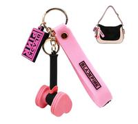 Ozmw Blackpink Kpop Lightstick Porte-clés,Blackpink Article,Porte-clés Lightstick BP,Accessoire de Concert et Fans,Pour Clés et Sac à Dos,Cadeau pour Fans de Blackpink,JISOO JENNIE ROSÉ LISA