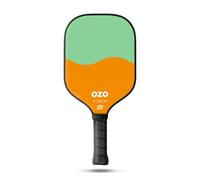 OZO Pickleball - Spark Raquette Contrôle pour débutants - Surface en Fibre de Verre (Pistache & Melon)