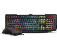 Ozone Double Tap Usb Espagnole Noir - Claviers (Avec Fil, Usb, Semi-Mechanical Key Switch, Led, Noir, Souris Incluse)