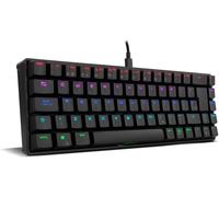 Ozone Mini Clavier Gaming Tactical -Oztacticalsp- Clavier Mécanique Sans Pavé Numérique, Bluetooth, Switches Outemu Rouge, Rétroéclairage Led Rgb, Silencieux, Disposition Espagnole, Noir