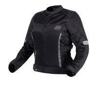 OZONE MOTO Dart Lady Veste de Moto Femme | Textile | Protecteurs Coudes et Épaules | Panneaux de Ventilation en Maille | Éléments Réfléchissants