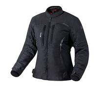 OZONE MOTO Delta IV Lady Veste de moto textile pour femmes Membrane Protections coudes et épaules 3 canaux de ventilation Éléments réfléchissants 4 poches