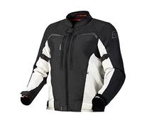 OZONE MOTO Delta IV Veste de Moto Homme | Membrane Imperméable | Protecteurs Coudes et Épaules | 3 Canaux de Ventilation | Éléments réfléchissants | 4 Poches