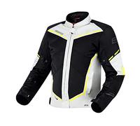 OZONE MOTO Jet II Veste de Moto Homme | Textile | Protecteurs Coudes et Épaules Niveau 1 | Panneaux en Maille | Membrane imperméable amovible | Éléments réfléchissants