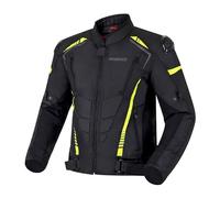 OZONE MOTO Pulse Veste de Moto Homme | Protections Coudes et Épaules | Membrane Imperméable et Doublure Thermique Amovible | Curseurs d'épaule | 3 Canaux de Ventilation