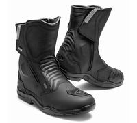 OZONE MOTO Rapid Bottes de Moto Hommes et Femmes | Cuir PU | Membrane Hipora | Deux Longues Fermetures éclair | Bouts, Talons et Chevilles Renforcés | Coutures Doubles et Triples