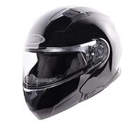 OZONE MOTO Storm Casque de Moto Modulable Flip up Bien Ventilé avec Pare-Soleil Homologué ECE