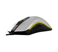 Ozone Neon M50 Souris pour droitiers optique 6 boutons filaire USB blanc brillant