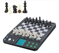 OZPPM Jeu D'échecs Électronique Intelligent, Échiquier Interactif avec Modes Traditionnel Et Électronique, Ordinateur D'échecs Portable, Plusieurs Façons De Jouer