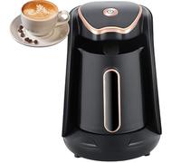 OZPPM Machine À Café Turc Automatique, 600W Machine À Un Touche, Capacité 1-4 Tasses, Anti-Dépassement & Anti-Risque De Sèche, Chauffage En Cuivre Pur, Pour Maison