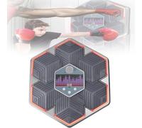 OZPPM Machine De Boxe Musicale, Une Machine De Boxe Musicale Murale en Mousse for Adultes, avec Bluetooth, 14 Modes D'entraînement Et 16 Réglages De Vitesse