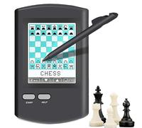 OZPPM Mini Jeu D'échecs Électronique Intelligent, Jeu D'échecs Tactile avec Grand Écran LCD, Plusieurs Façons De Jouer Aux Échecs Électroniques, Portable Et Solo.
