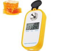 OZPPM Réfractomètre Numérique Portable Au Miel, Plage De Mesure De 0 À 80% Et Compensation Automatique De La Température, Facile À Utiliser for Les Boissons, Les Fruits Et Le Miel