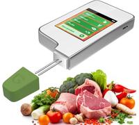 OZPPM Testeur De Nitrates, Testeur TDS for l'eau, Détecteur De Résidus De Pesticides, Test Rapide en 3 Secondes, 0 À 9999 MG/kg, for Fruits, Légumes, Viandes Et Poissons(2F)