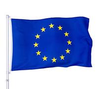 OZSEN Drapeau de l'Union européenne - 91 x 152 cm - 100% polyester - Œillets métalliques pour l'extérieur