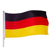 OZSENFLINT Drapeau allemand avec œillets en laiton 90 x 150 cm