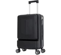 OZSSLJJ Ensemble de valises à roulettes universelles ABS + PC avec Compartiment de Poche(A,20")