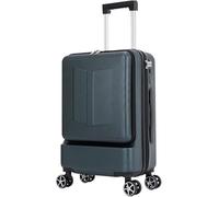 OZSSLJJ Ensemble de valises à roulettes universelles ABS + PC avec Compartiment de Poche(E,24")