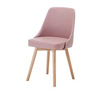 OZSSLJJ Kitchen Dining Chair,for Hotel Negotiation Front Desk Computer Chair Technology Cloth Solid Wood Lounge Chair Kitchen Chair(Pink)