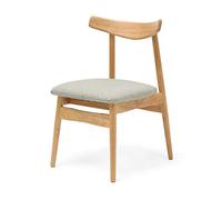 OZSSLJJ Kitchen Dining Chairs,Cloth Solid Wood Backrest Leisure Desk Home Use Negotiate Computer Chair(A,Wood Color)