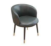 OZSSLJJ Kitchen Dining Chairs,Computer Nail Art Make up Home Use Backrest Bedroom Balcony Counter Chair(Gray)