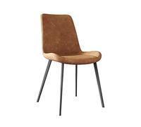 OZSSLJJ Kitchen Dining Chairs,Design Home Use Counter Chair Leisure Backrest Nail Art Make up Negotiate Meeting Chair(Orange)