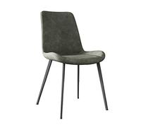 OZSSLJJ Kitchen Dining Chairs,Design Home Use Counter Chair Leisure Backrest Nail Art Make up Negotiate Meeting Chair(Dark Gray)