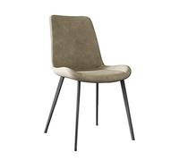 OZSSLJJ Kitchen Dining Chairs,Design Home Use Counter Chair Leisure Backrest Nail Art Make up Negotiate Meeting Chair(Coffee)