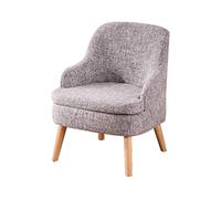 OZSSLJJ Kitchen Dining Chairs,Fabric Bedroom Balcony Reception Negotiate Milk Tea Shop Small Apartment Solid Wood Chair