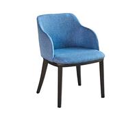 OZSSLJJ Kitchen Dining Chairs,Linen Wrought Iron Home Use Backrest Milk Tea Shop Make up Nail Art Computer Chair