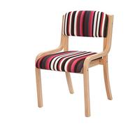 OZSSLJJ Kitchen Dining Chairs,Solid Wood Backrest Computer Chair Leisure Balcony Hotel Negotiate Hot Pot Restaurant Chair(D)