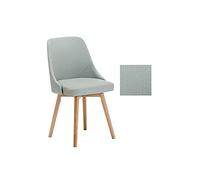 OZSSLJJ Kitchen Dining Chairs,Technology Leather Beech Counter Chair Balcony Banquet Wedding Leisure Home Use Backrest Bedroom Chair(Gray-Green)