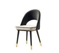 OZSSLJJ Kitchen Dining Chairs,Velvet Home Use Living Room Balcony Hotel Wrought Iron Backrest Lounge Chair(Gray)