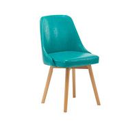 OZSSLJJ Modern Design Dining Chair,Reception Chair Beech Leather Make up Nail Art Dorm Room Cake Shop Buffet Study Write Chair(D)