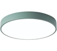 OZSSLJJ Plafonnier circulaire haute luminosité à LED 6000 K, économie d'énergie, 4,8 cm, éclairage d'intérieur(Green,S)