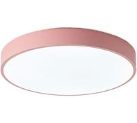 OZSSLJJ Plafonnier circulaire haute luminosité à LED 6000 K, économie d'énergie, 4,8 cm, éclairage d'intérieur(Pink,S)