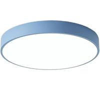 OZSSLJJ Plafonnier circulaire haute luminosité à LED 6000 K, économie d'énergie, 4,8 cm, éclairage d'intérieur(Blue,S)