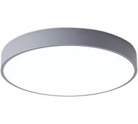 OZSSLJJ Plafonnier circulaire haute luminosité à LED 6000 K, économie d'énergie, 4,8 cm, éclairage d'intérieur(Gray,M)
