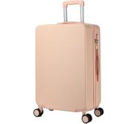 OZSSLJJ Valise Rigide Portable et Durable avec Serrure à Combinaison sécurisée - Bagage à Main Silencieux et Fluide(Pink,22inch)