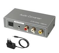 Ozvavzk HDMI ARC Audio Extracteur,192kHz DAC Audio Coaxial Optique vers SPDIF Coaxial Optique RCA L/R Stéréo 3,5 mm HDMI ARC DAC Adaptateur pour TV Home Cinéma PS3/4