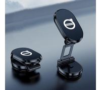 OZWALN Voiture Support de Téléphone pour Volvo XC60 S90 S60 XC90 XC40 Emblème Réglable Support de Téléphone Portable Universel Rotation à 360° Support de Navigation,Black